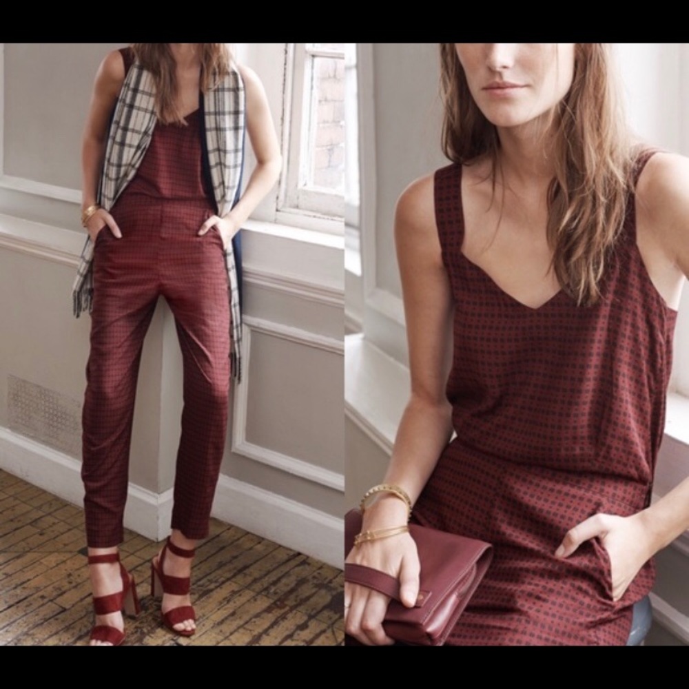 Madewell Tompkins Tank Jumpsuit
